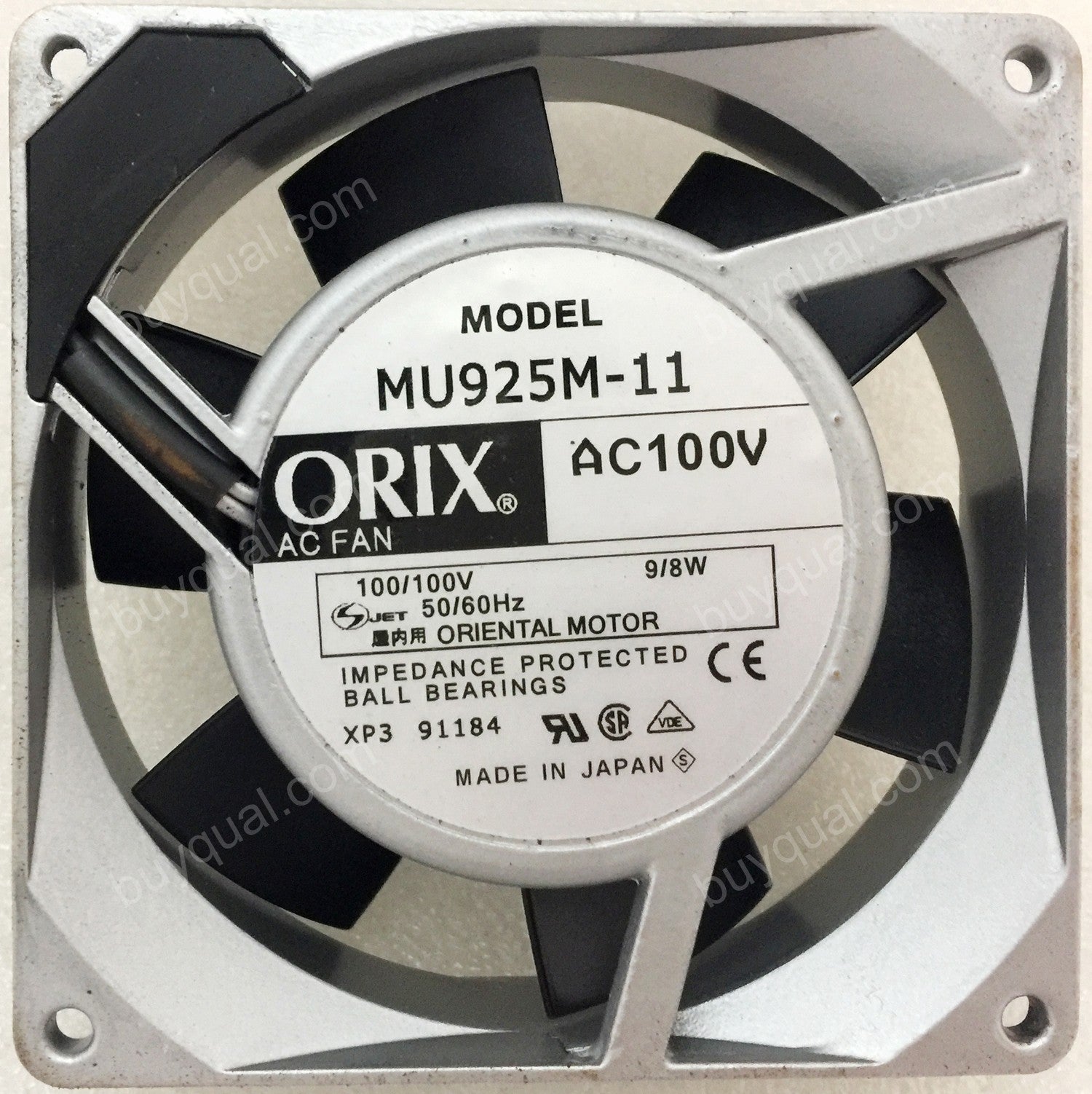 ORIX MU925M-11 100V AC Cooling Fan ORIX MU925M-11 100V AC Cooling Fan
